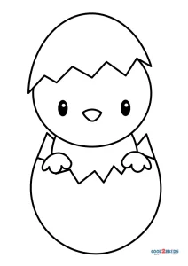 39 Cute Baby Chicks Coloring Pages Printable 16