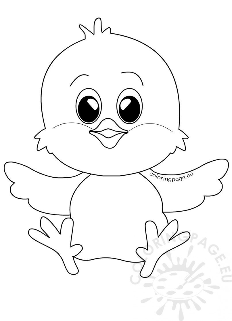 39 Cute Baby Chicks Coloring Pages Printable 17