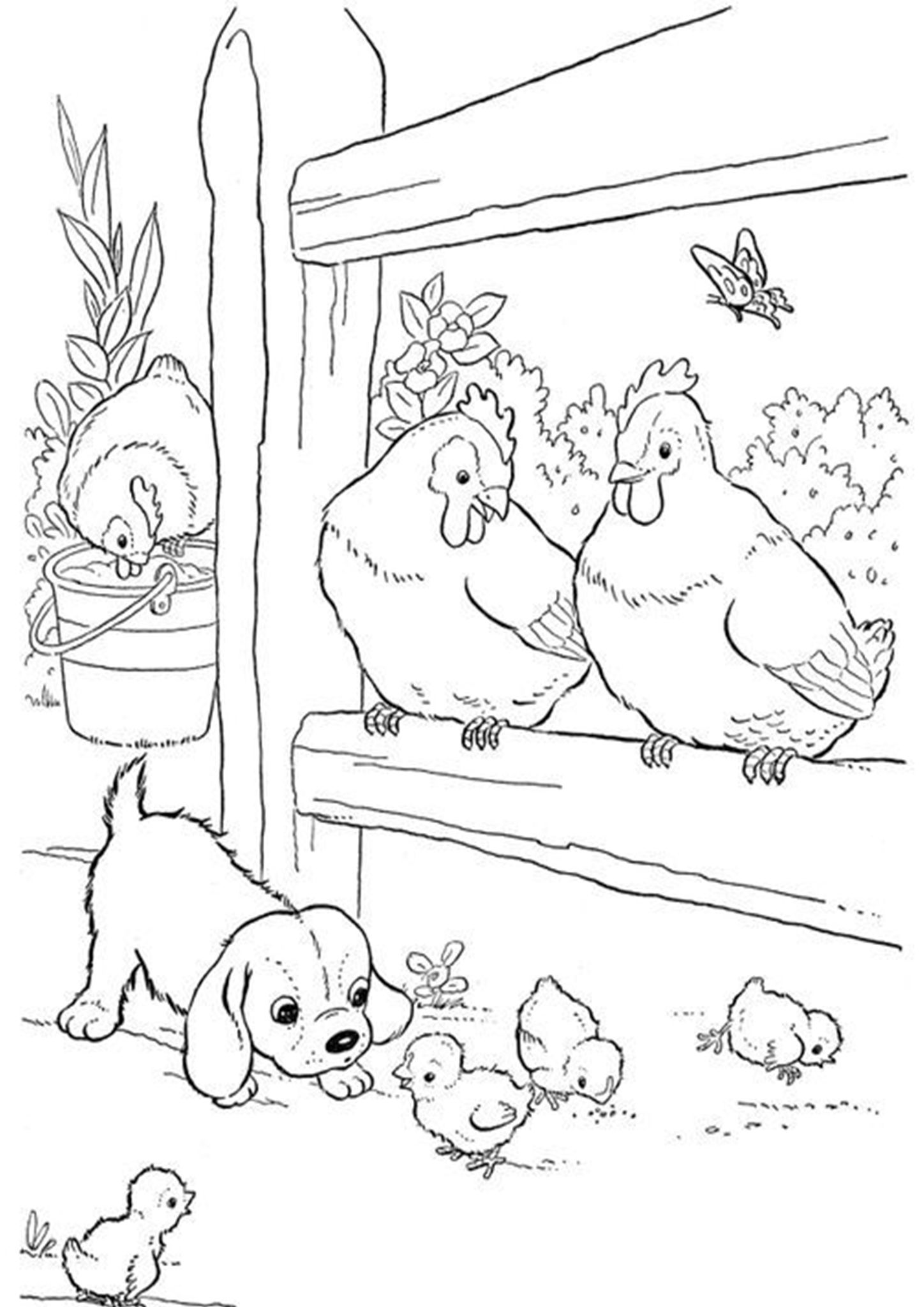 39 Cute Baby Chicks Coloring Pages Printable 19