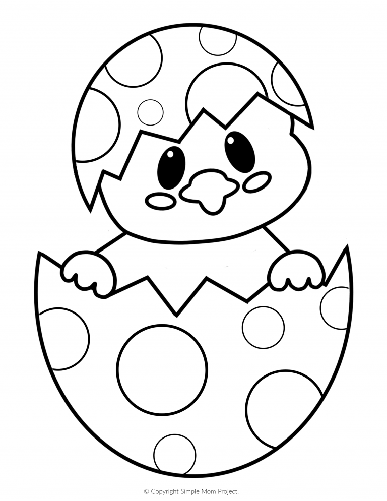 39 Cute Baby Chicks Coloring Pages Printable 27