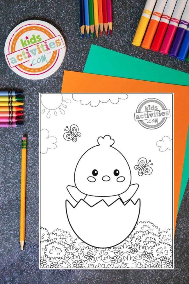 39 Cute Baby Chicks Coloring Pages Printable 30