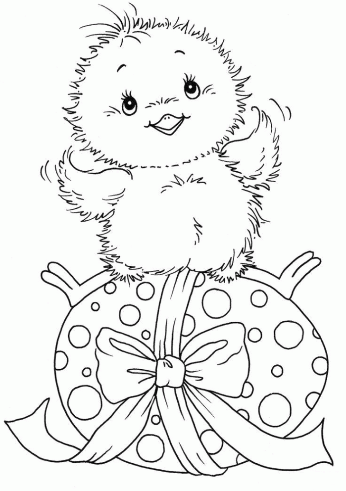 39 Cute Baby Chicks Coloring Pages Printable 34