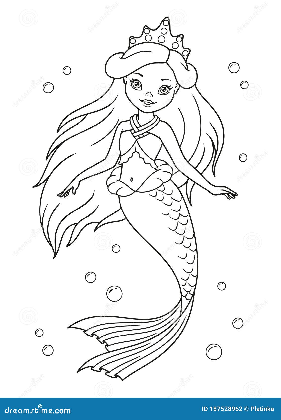 39 Festive Mermaid Birthday Coloring Pages Printable 17