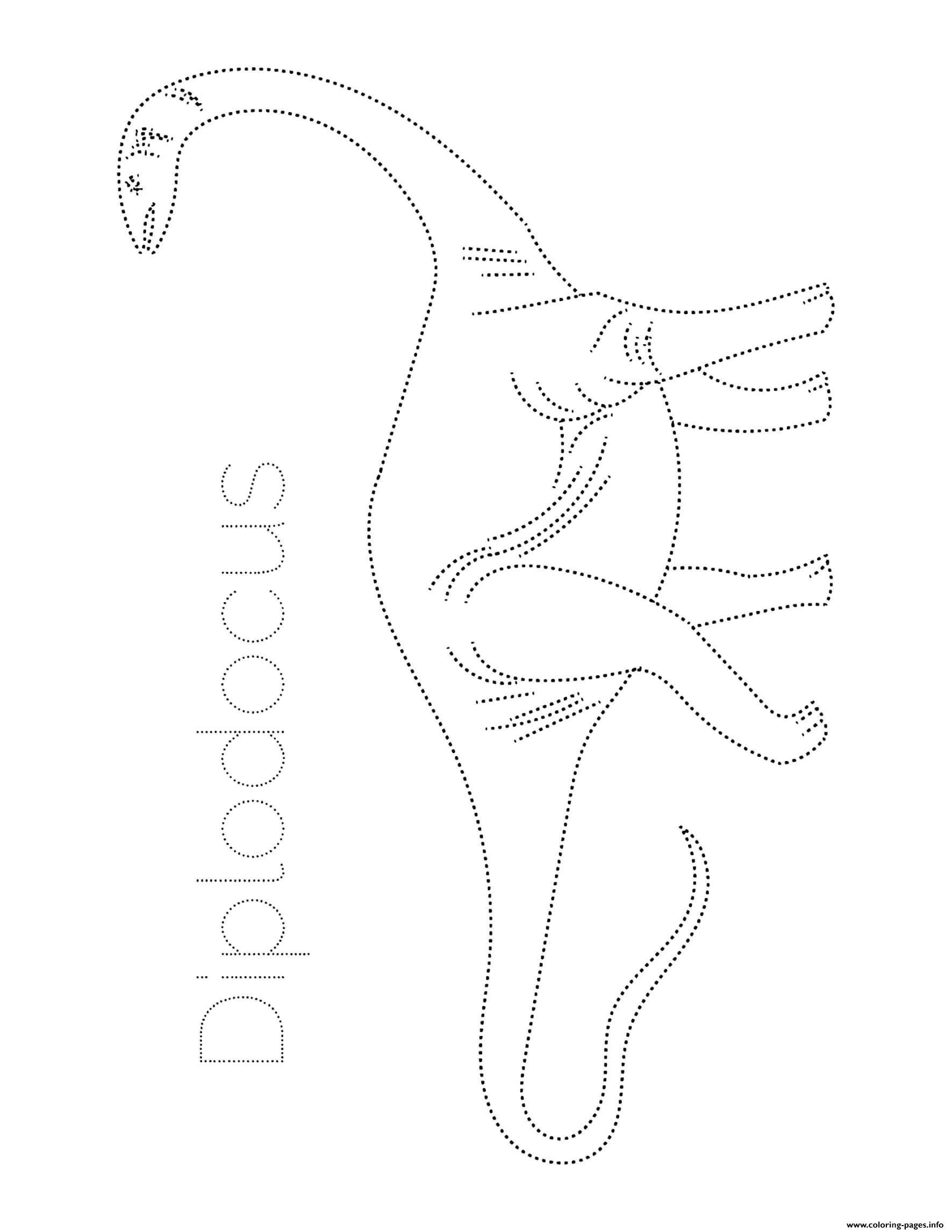 39 Mighty Diplodocus Coloring Pages Printable 27