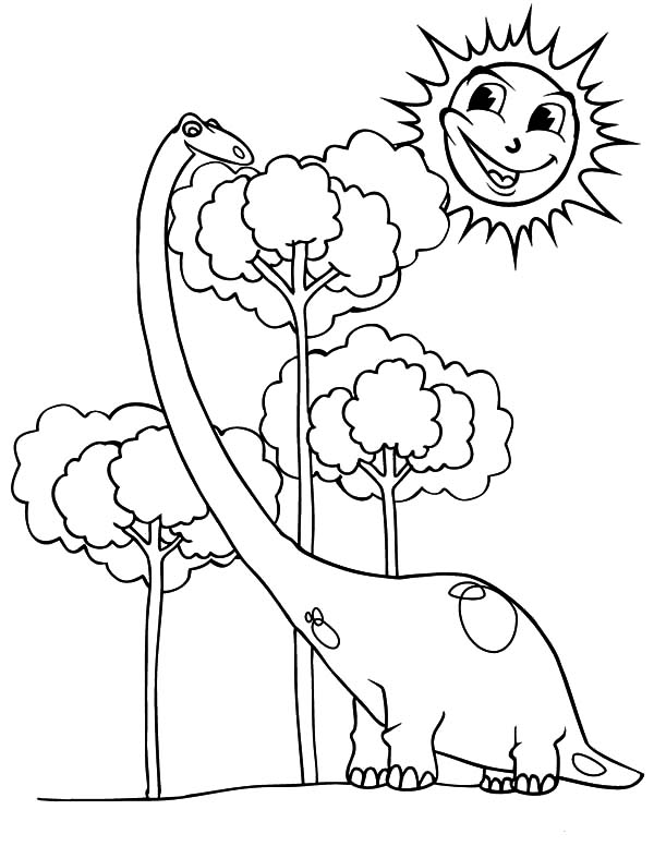 39 Mighty Diplodocus Coloring Pages Printable 32