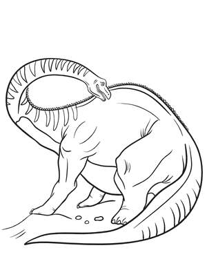 39 Mighty Diplodocus Coloring Pages Printable 34