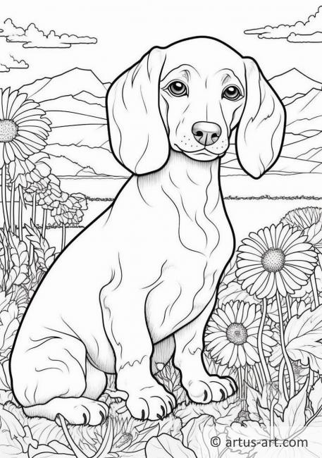 93 Dachshund Dog Coloring Page Printable 29