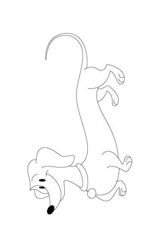 93 Dachshund Dog Coloring Page Printable 35