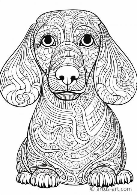 93 Dachshund Dog Coloring Page Printable 56