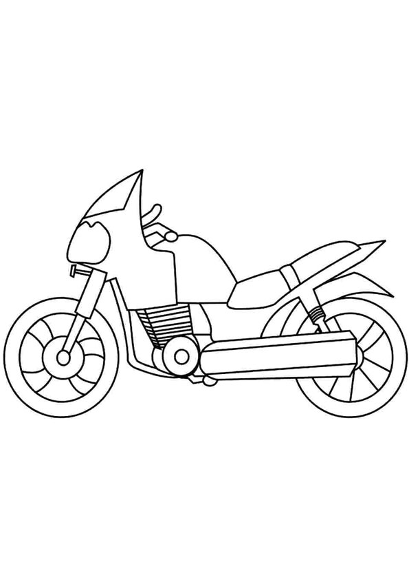 96 Police Motorcycle Coloring Page Printable 34