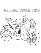 96 Police Motorcycle Coloring Page Printable 4