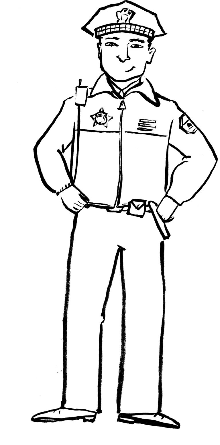 96 Police Motorcycle Coloring Page Printable 45