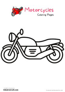 96 Police Motorcycle Coloring Page Printable 69