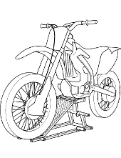 96 Police Motorcycle Coloring Page Printable 8