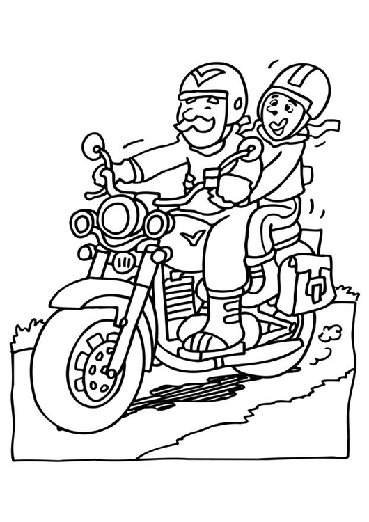 96 Police Motorcycle Coloring Page Printable 87