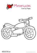 96 Police Motorcycle Coloring Page Printable 93