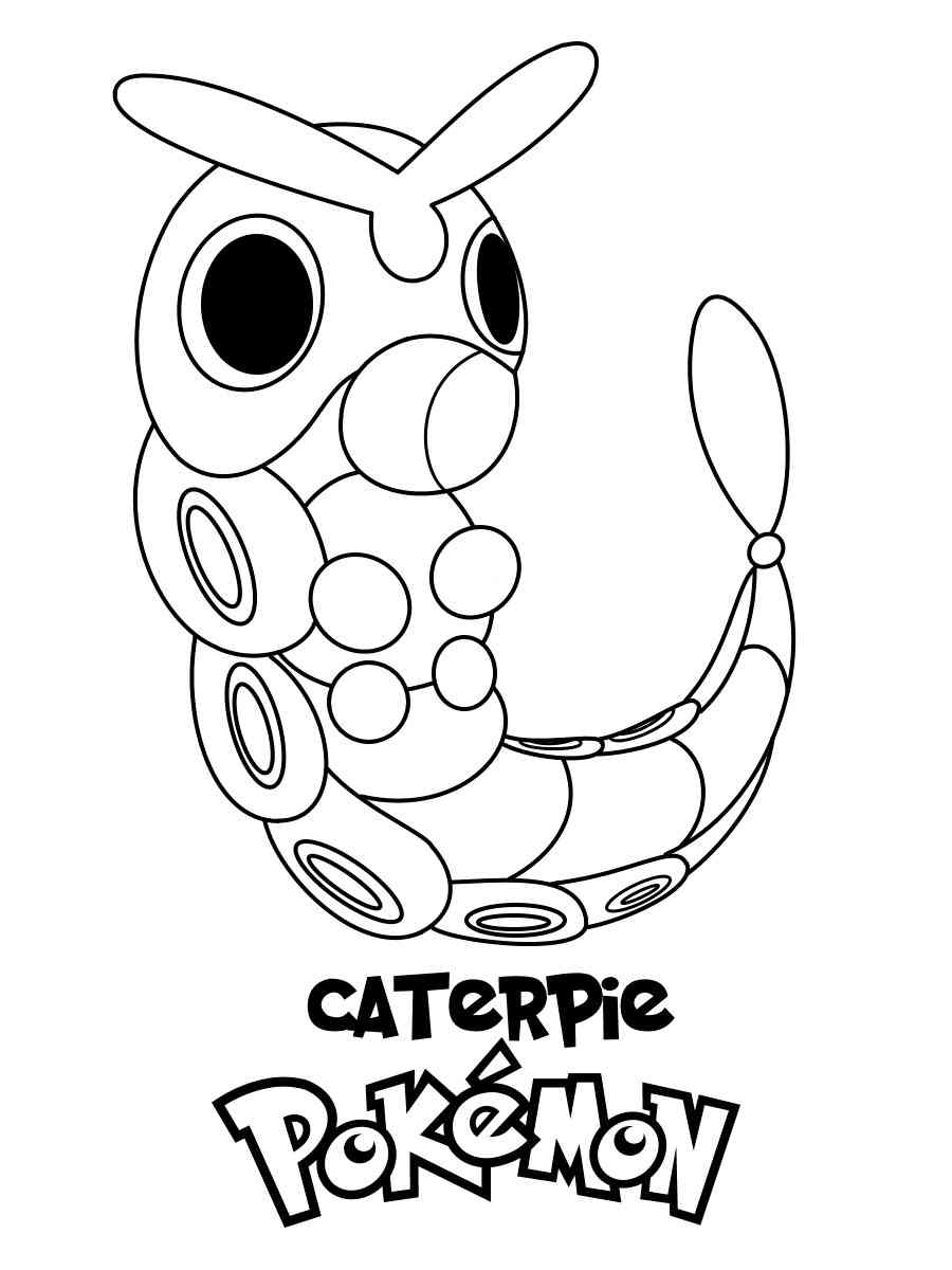 97 Caterpie Coloring Page Printable 21