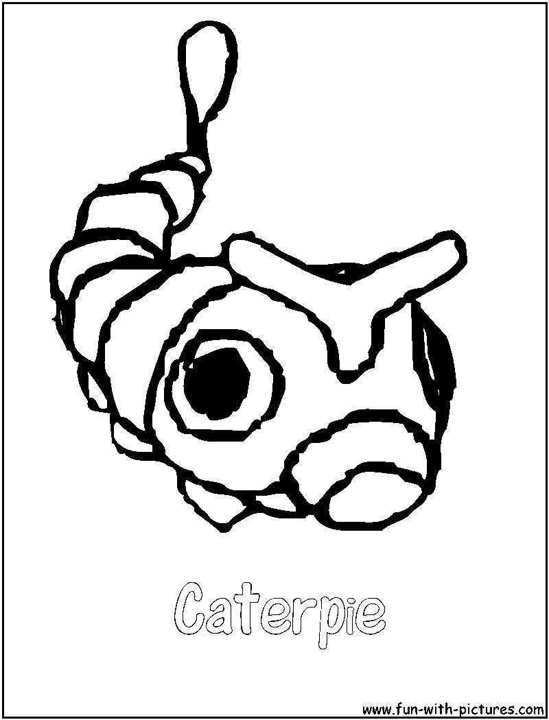 97 Caterpie Coloring Page Printable 26