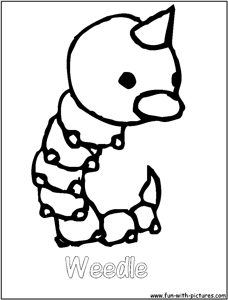 97 Caterpie Coloring Page Printable 37