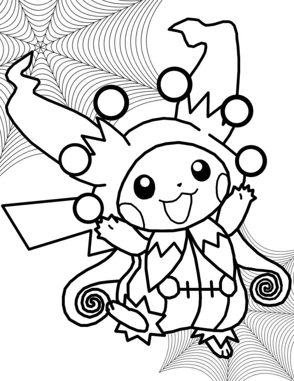 97 Caterpie Coloring Page Printable 4