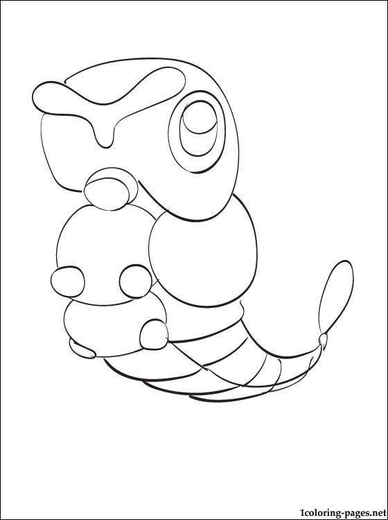 97 Caterpie Coloring Page Printable 46