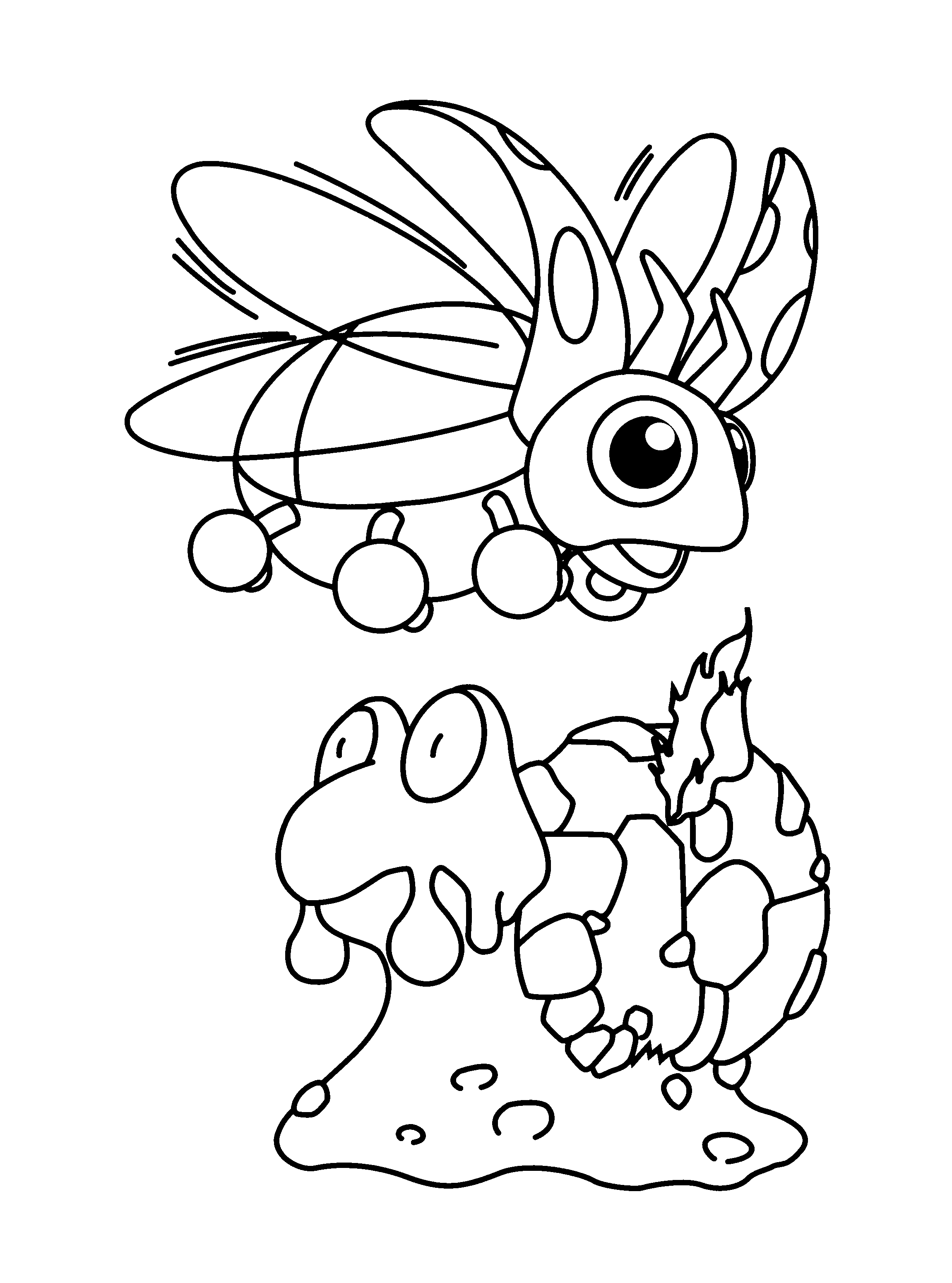 97 Caterpie Coloring Page Printable 51