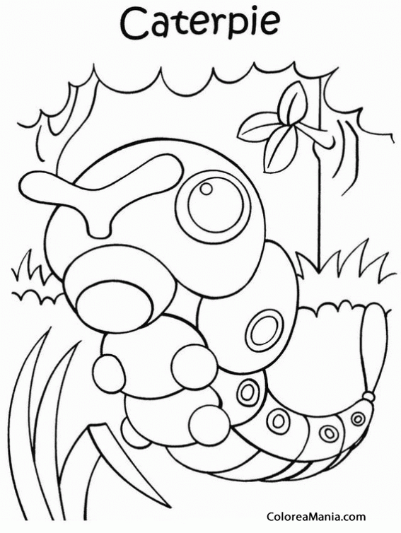 97 Caterpie Coloring Page Printable 52