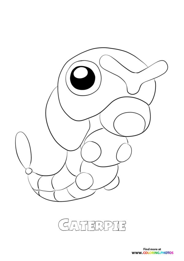 97 Caterpie Coloring Page Printable 54