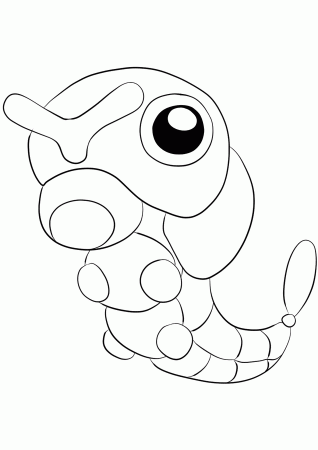 97 Caterpie Coloring Page Printable 8