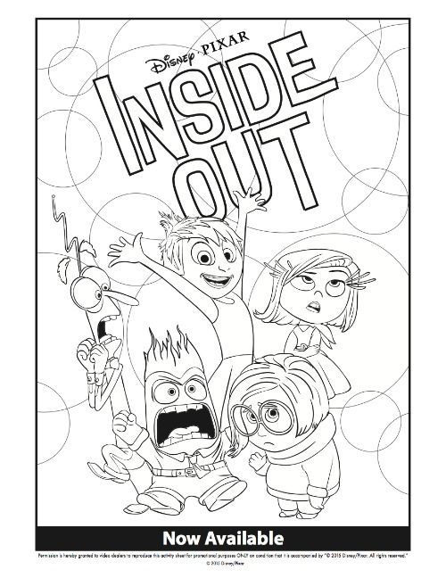 180+ Dazzling Inside Out Anxiety Coloring Pages Printable