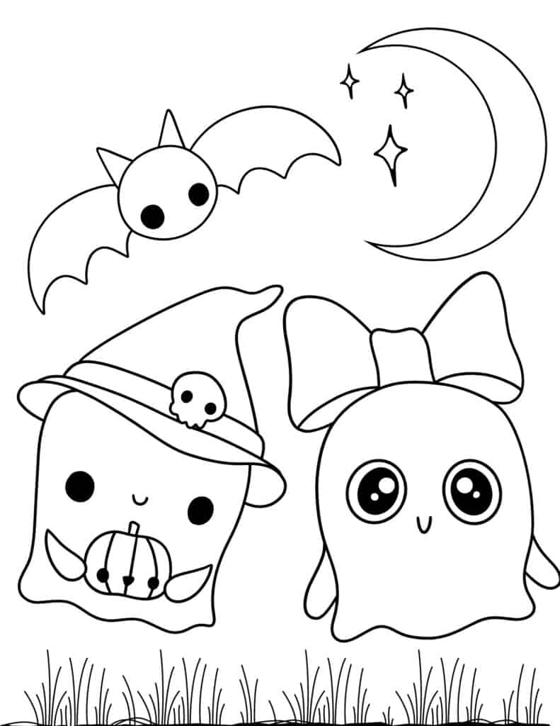 31 Bluey Halloween Coloring Pages 16