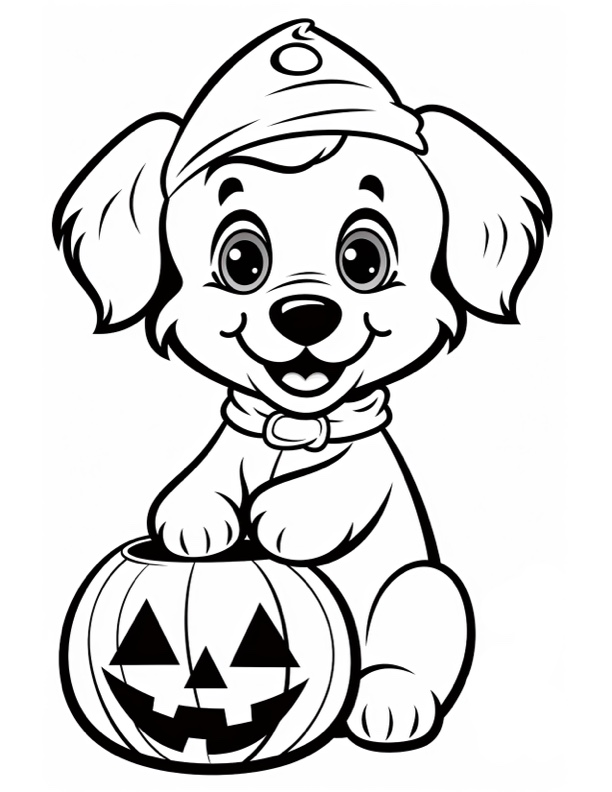 31 Bluey Halloween Coloring Pages 30