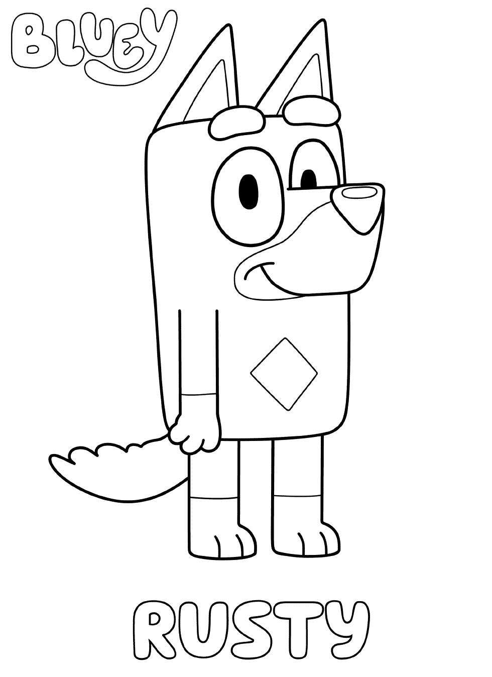 bluey halloween coloring pages jpg