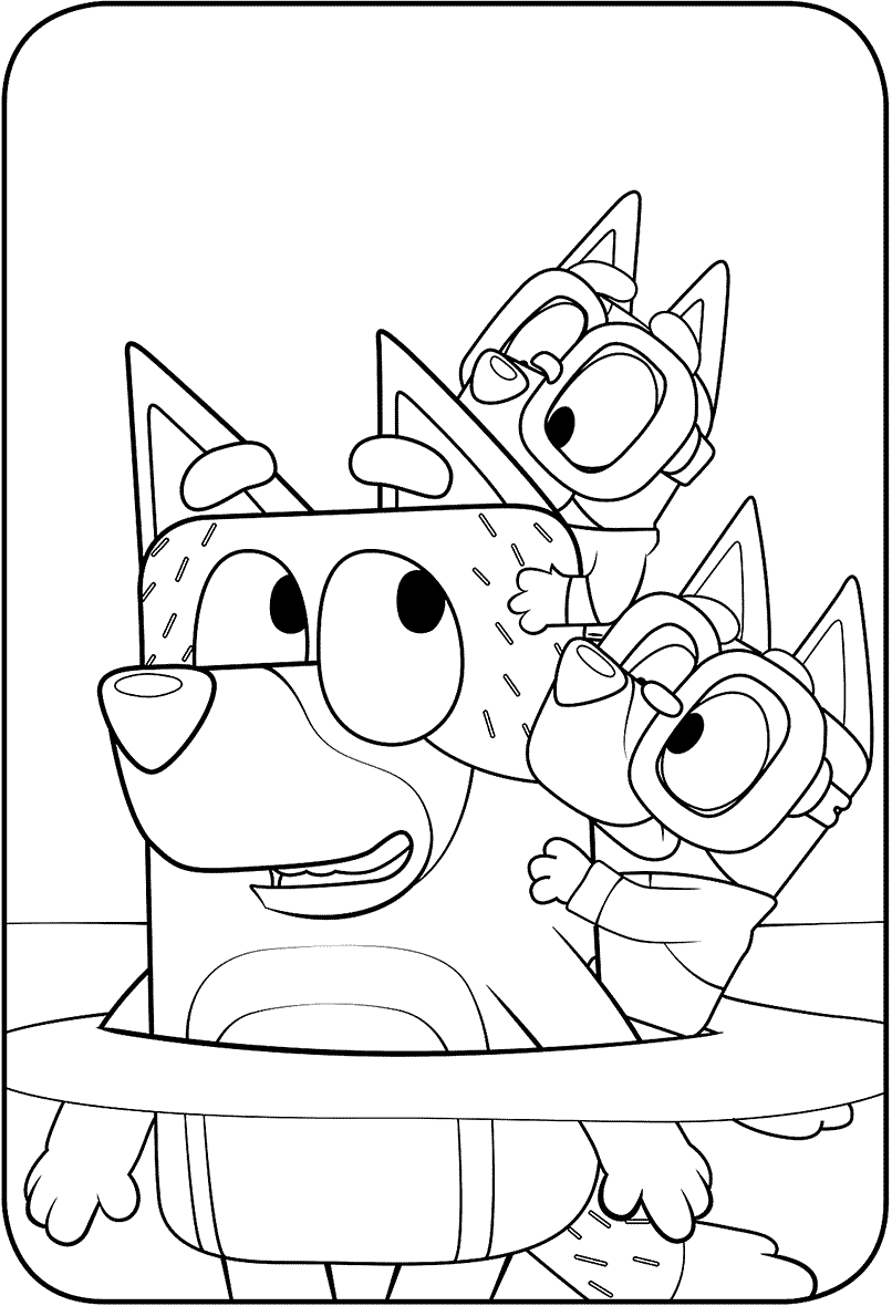 bluey halloween coloring pages jpg