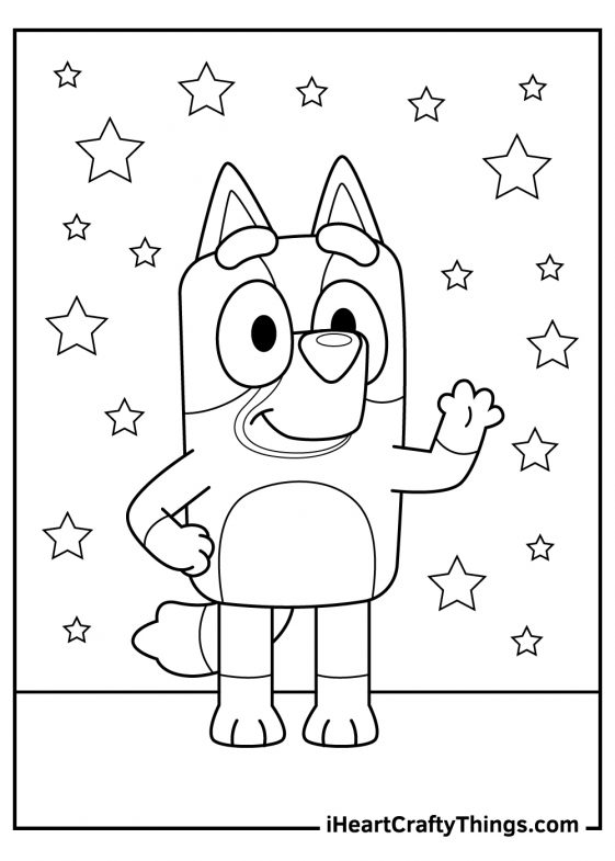 bluey halloween coloring pages jpg