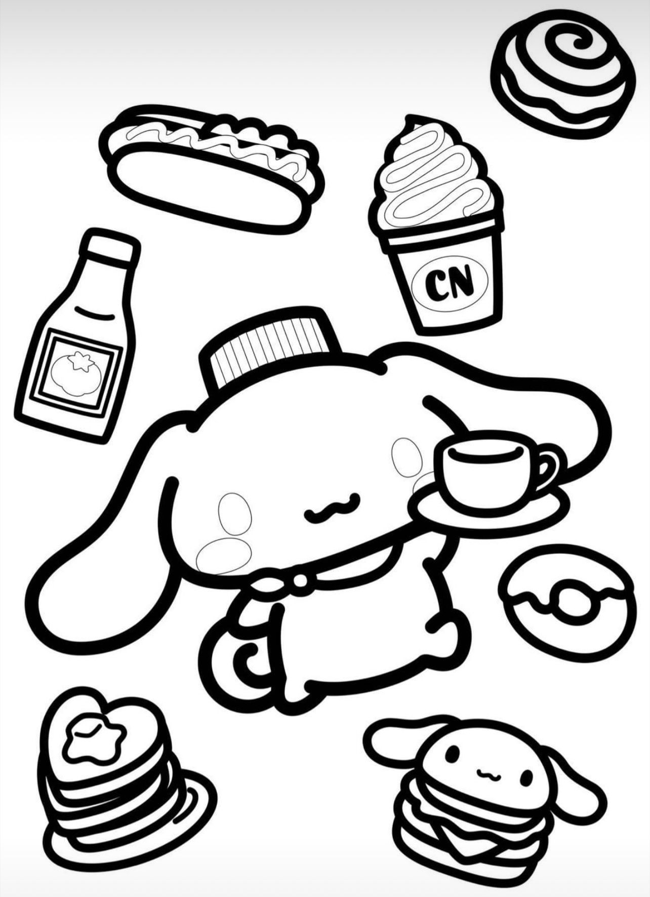 31 Cinnamoroll Coloring Pages 1