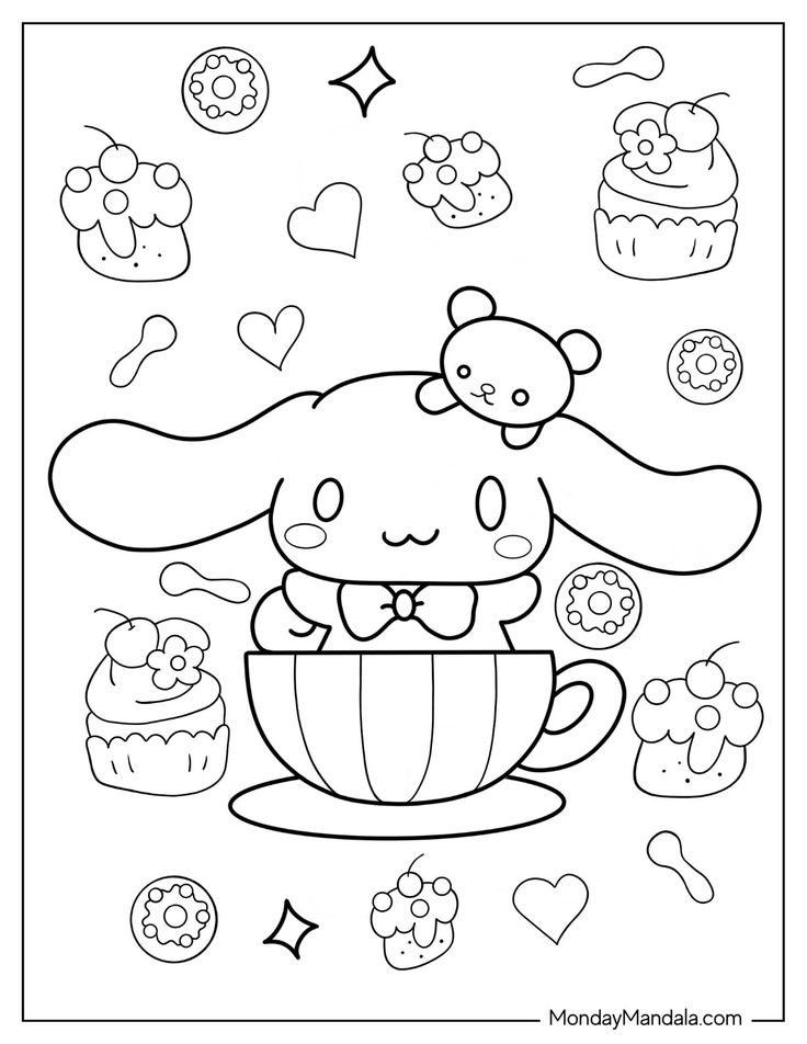 31 Cinnamoroll Coloring Pages 20