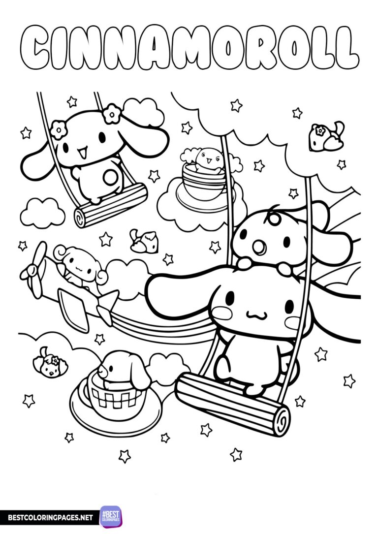 31 Cinnamoroll Coloring Pages 30