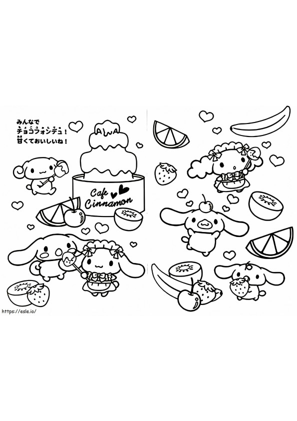 31 Cinnamoroll Coloring Pages 6