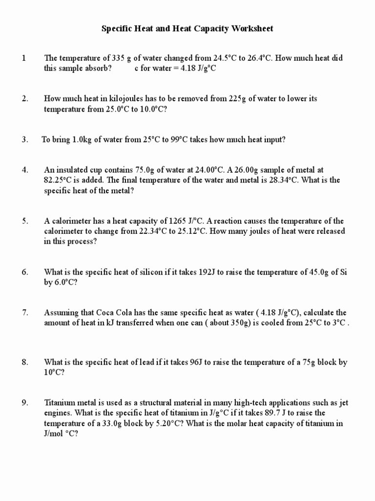 31 Heat Transfer Coloring Pages Answer Key Printable 4