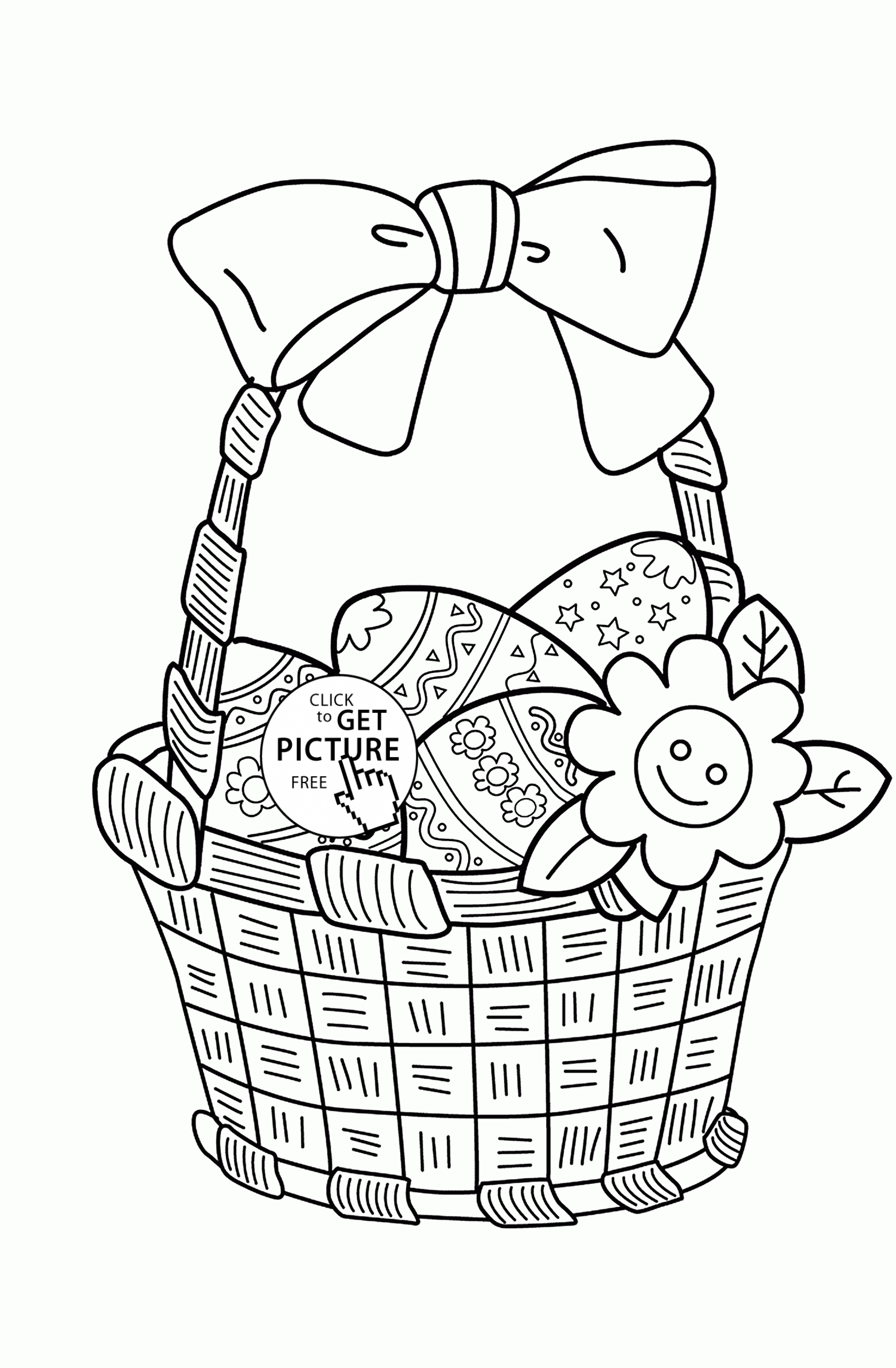 31 May Day Basket Coloring Pages Fun Printable 14