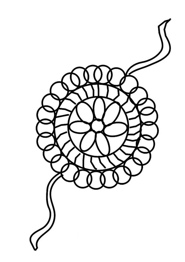 31 Raksha Bandhan Coloring Pages Printable 28