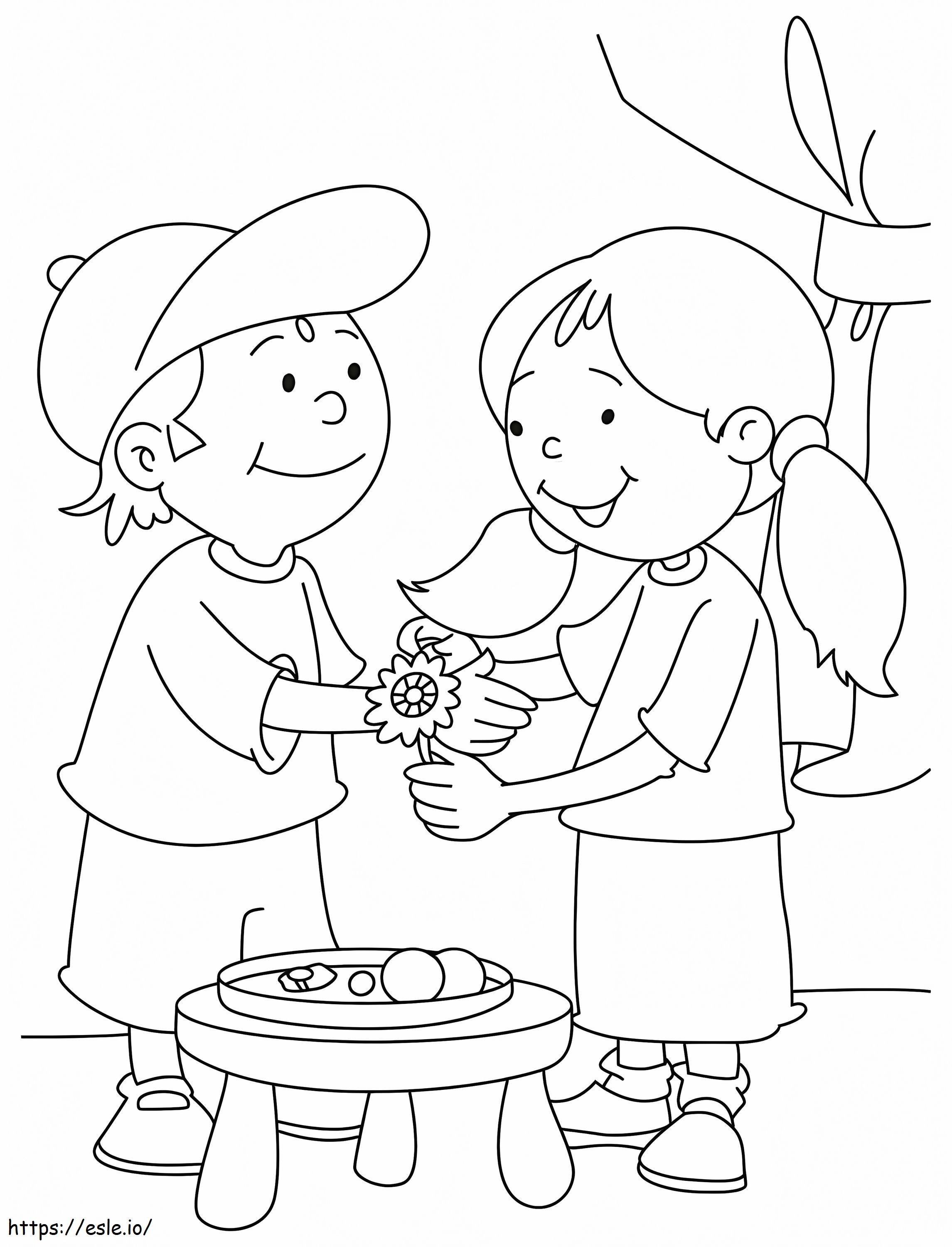 31 Raksha Bandhan Coloring Pages Printable 4