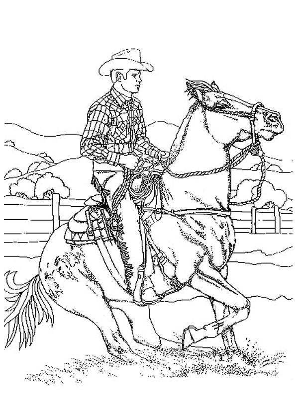 31 Rodeo Horse Coloring Pages Printable 29