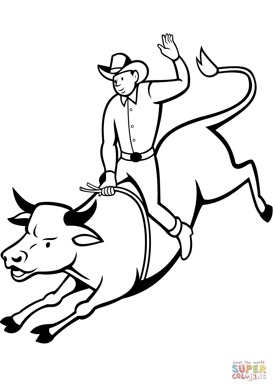 31 Rodeo Horse Coloring Pages Printable 3