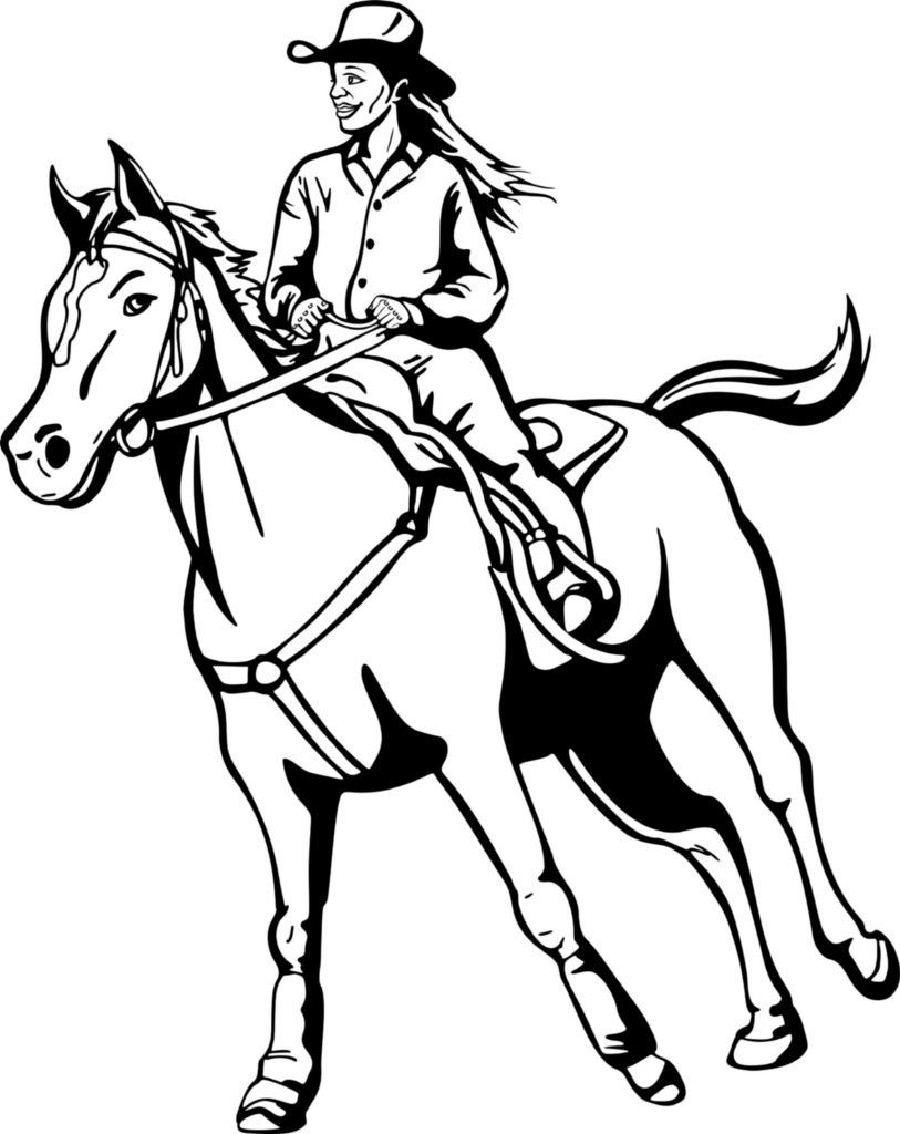 31 Rodeo Horse Coloring Pages Printable 33