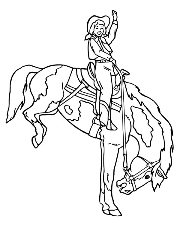 31 Rodeo Horse Coloring Pages Printable 35