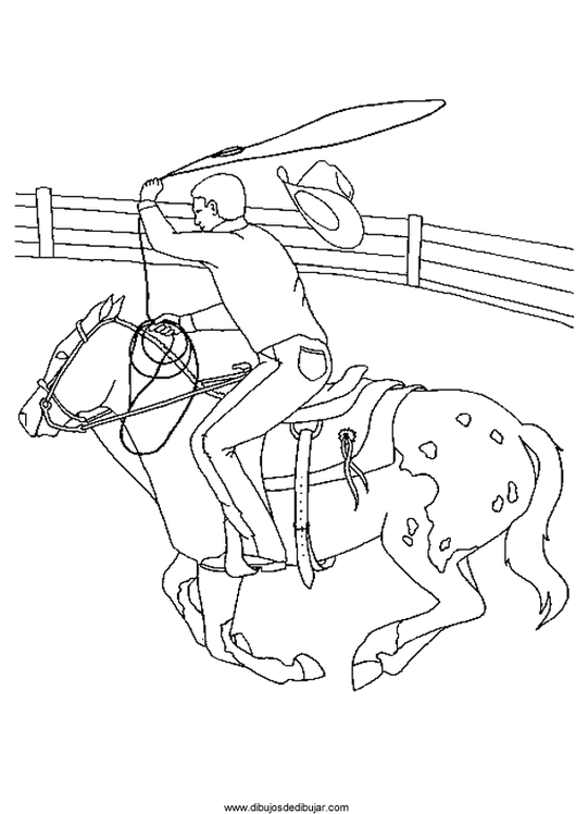 31 Rodeo Horse Coloring Pages Printable 5