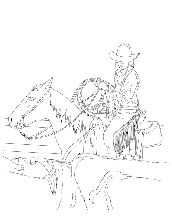 31 Rodeo Horse Coloring Pages Printable 9