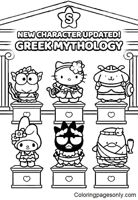 31 Sanrio Coloring Pages 10